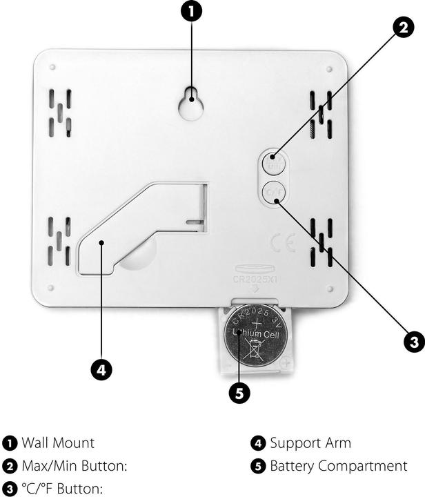 Actual product image Bodi-Tek Weather station BT-HGTH