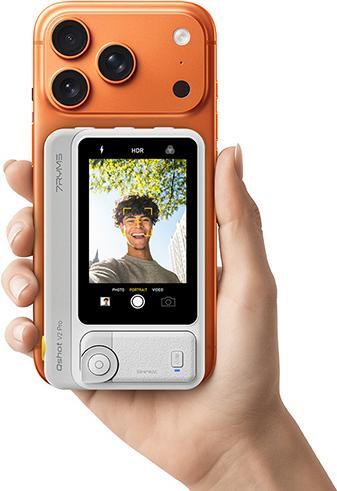 Actual product image 7Ryms Qshot V2 PRO Wireless Phone Monitor Screen White