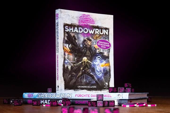 Actual product image Pegasus Shadowrun 6th Edition Core Rulebook (German, 2024)
