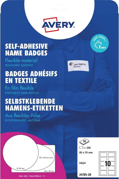 Produktbild Avery Namens-Etiketten