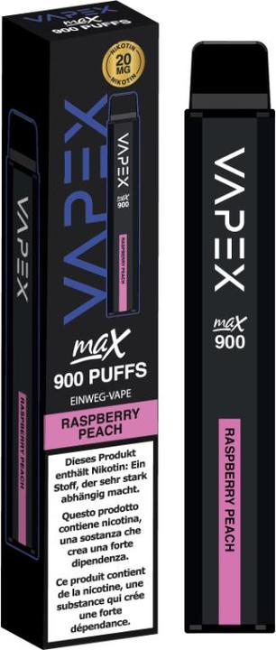 Immagine prodotto Vapex Max 900 - Raspberry Peach (Lampone, Pesca)