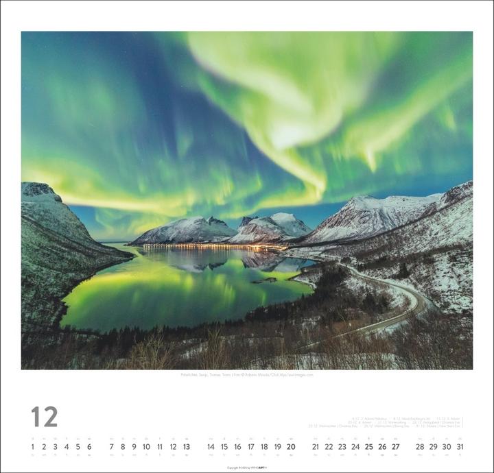 Produktbild Norwegen Kalender 2026 - Im Land der Mitternachtssonne (48 x 46 cm)