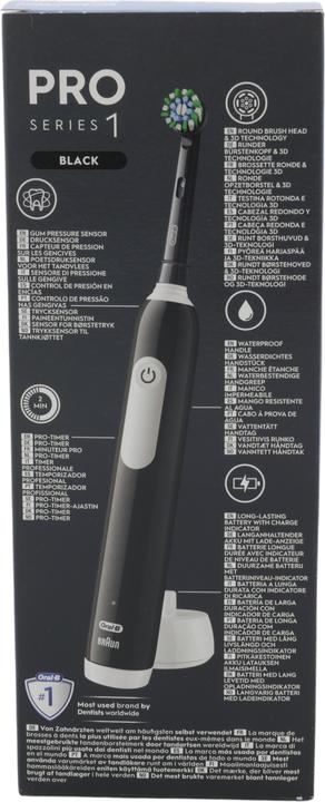 Produktbild Oral-B Pro Series 1 - Zwarte - Elektrische Tandenborstel - Ontworpen Door Braun