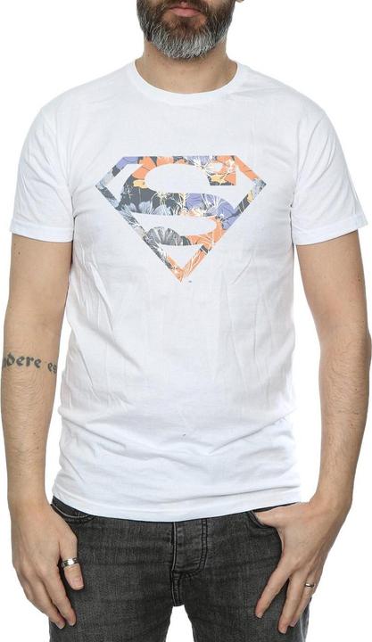 Image du produit - T-shirt SUPERMAN FLORAL LOGO - Homme (L)