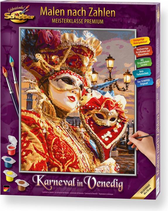 Image du produit Schipper Peinture par numéros Carnaval de Venise