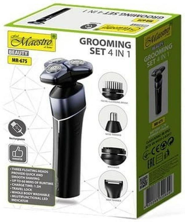 Immagine prodotto Maestro Zestaw do golenia 5w1 USB MR-675