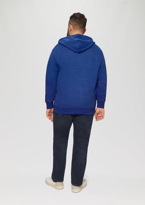 Produktbild s.Oliver Sweatshirt Jacke Sweatshirt-Jacke mit Kapuze und Logo (XXL)