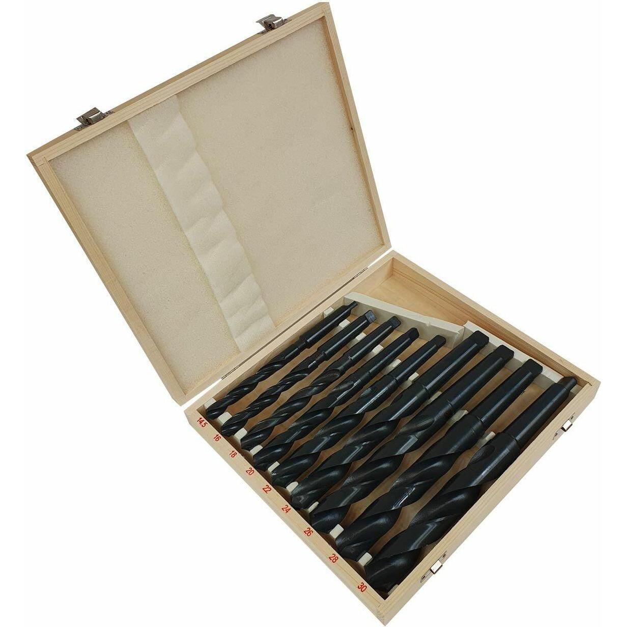 Silver, Bohrereinsatz, ZESTAW WIERTEŁ MK2,MK3 14,5-30mm /9szt. (14,5-30 mm)