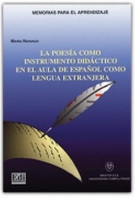 Produktbild La poesía como instrumento didáctico en el aula de español como lengua extranjera (Deutsch, 2004)