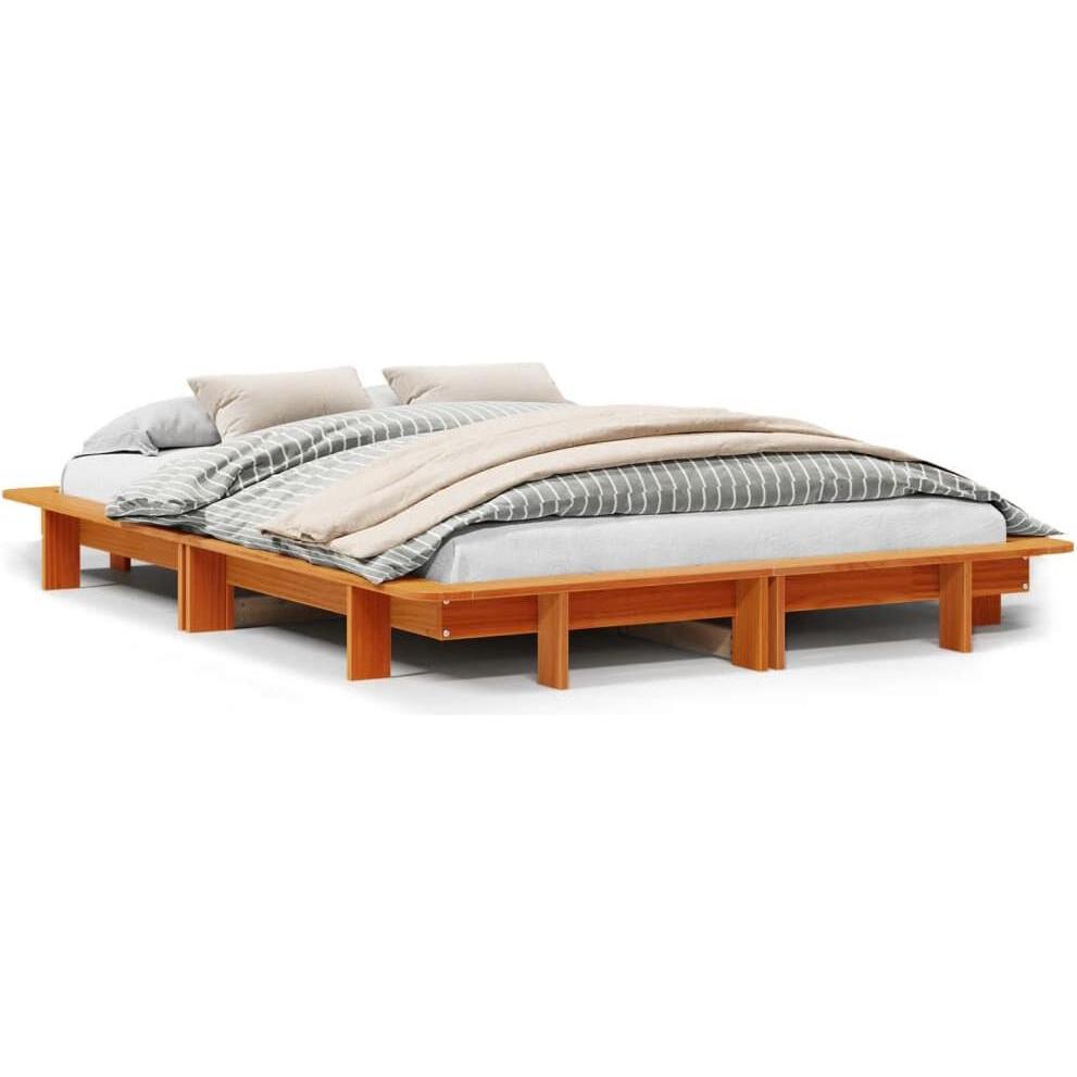 VidaXL, Bett, Bett ohne Matratze (135 x 190 cm)