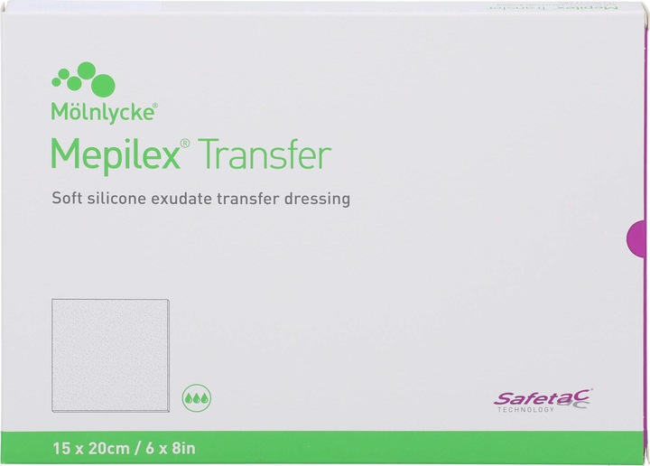 Produktbild Mepilex Transfer Safetac Wundauflage à 15 x 20cm (5 x)