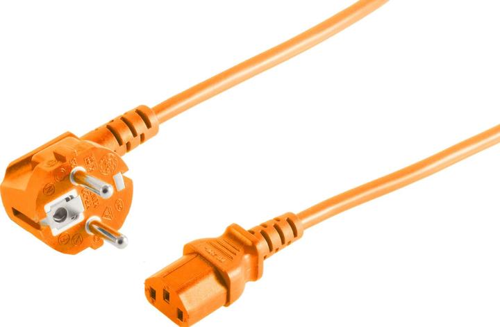 Produktbild Shiverpeaks S/CONN maximum connectivity Netzanschlusskabel, Schutzkontaktstecker 90° auf Kaltgerätebuchse, 230 V (3 m)