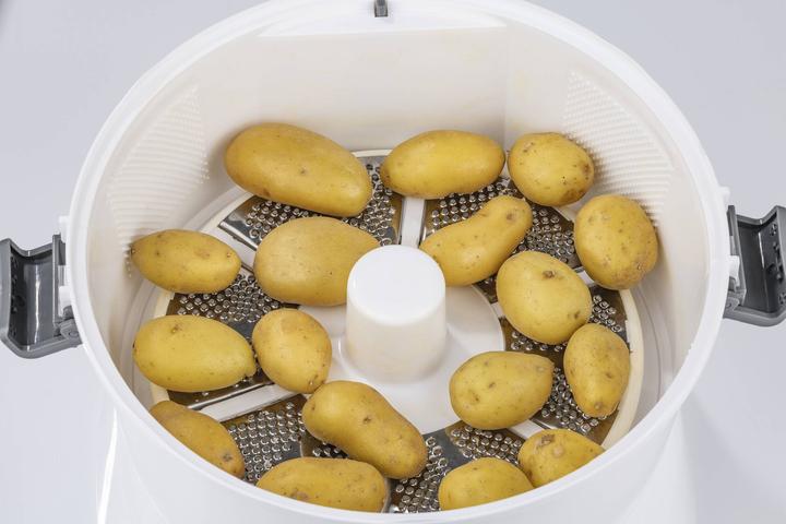 Actual product image Gourmetmaxx electric potato peeler