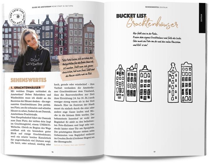 Produktbild GuideMe Travel Book Amsterdam – Reiseführer (Deutsch, Hallwag Kümmerly+Frey AG, Lara Rúnarsson, 2024)