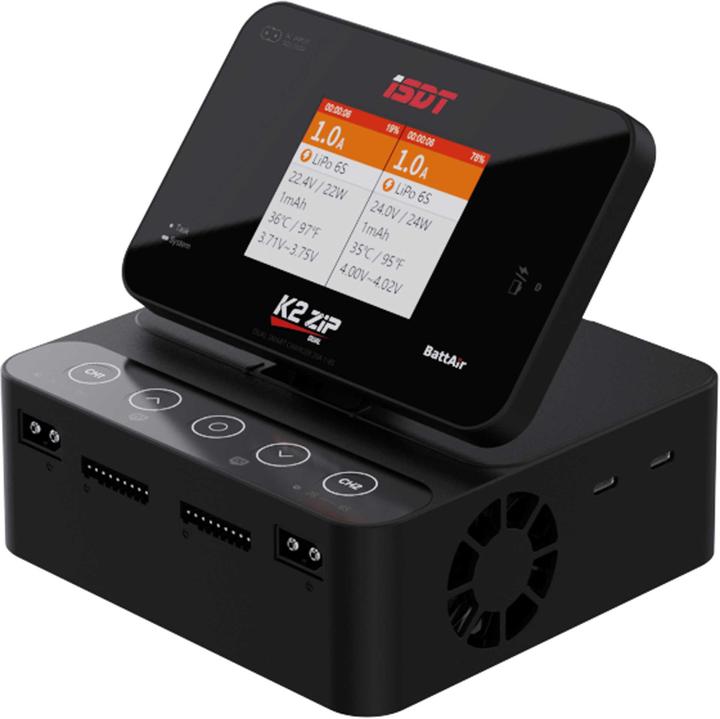 Isdt AC/DC Dual Channel Smart Charger -20A, 1-8S