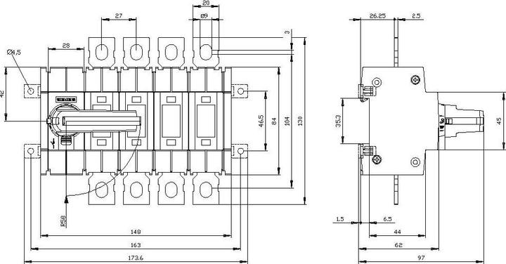 Actual product image Siemens SIEM switch-disconnector