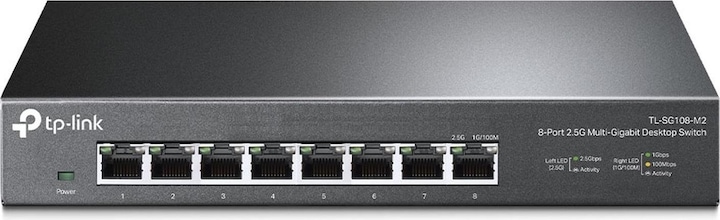 Produktbild TP-Link 8-Port 2,5G Desktop Switch TL-SG108-M2 Unmanaged (8 Ports)