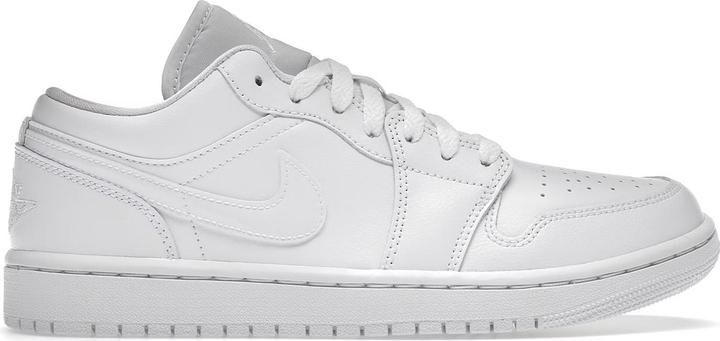 Jordan 1 Low Triple White (2022) (Women's) (36.5)