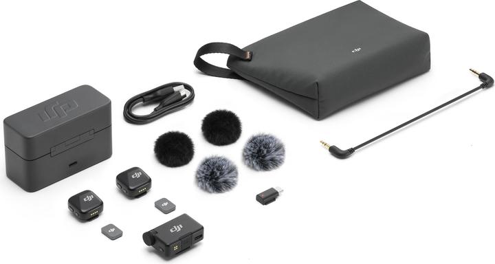Actual product image DJI Mic Mini (2 TX 1 RX Charging Case)