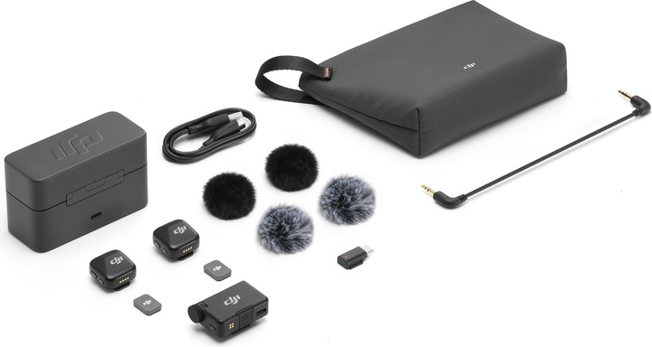 Actual product image DJI Mic Mini (2 TX 1 RX Charging Case)