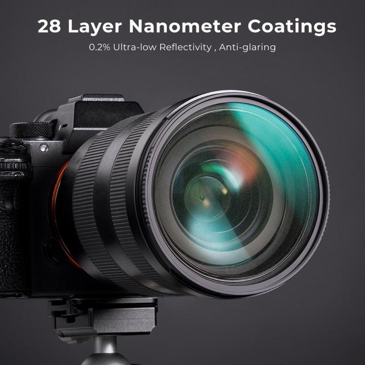 Produktbild K&F Concept 1/1 Black Mist Filter Nano X 58mm (KF-01.1664) (58 mm, Black Mist Filter)