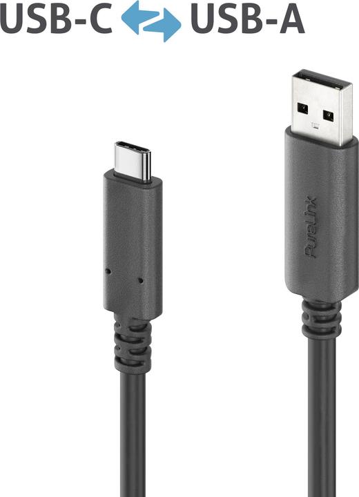Image du produit Purelink Câble USB-C vers USB-A - 3.1 Gen 1, 3A, 5 (1.80 m, USB 3.2 Gen 2)