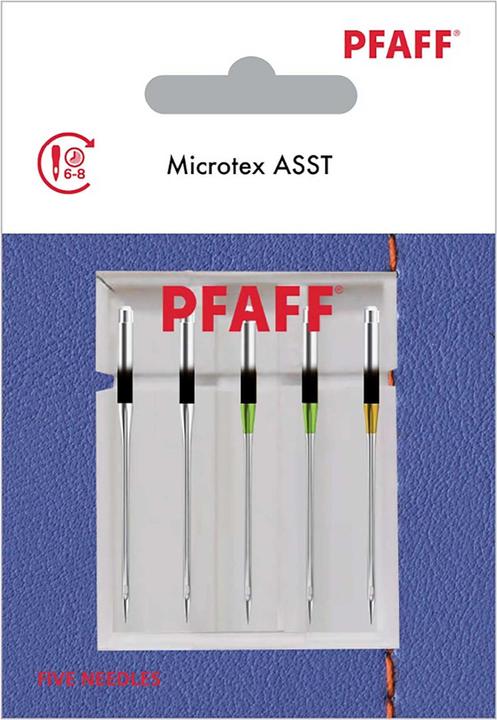 Actual product image Pfaff PF MICROTEX NEEDLE range 5PK