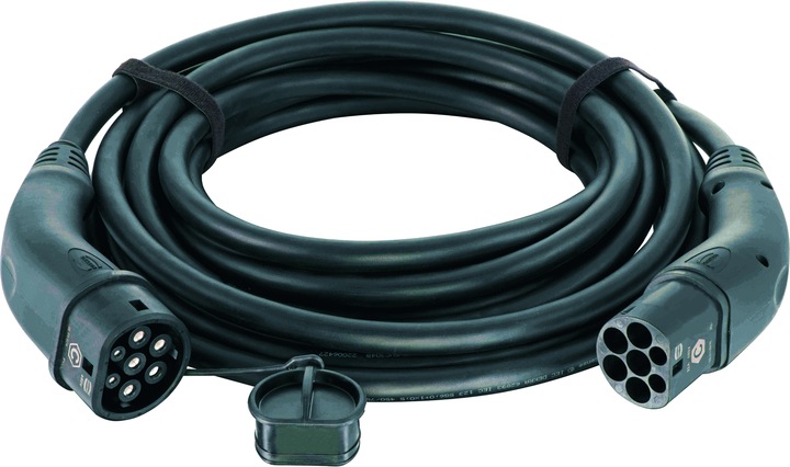 Immagine prodotto Harting Cavo di ricarica per auto elettriche 2.5m (Tipo 2, 11 kW, 20 A, 2.50 m)