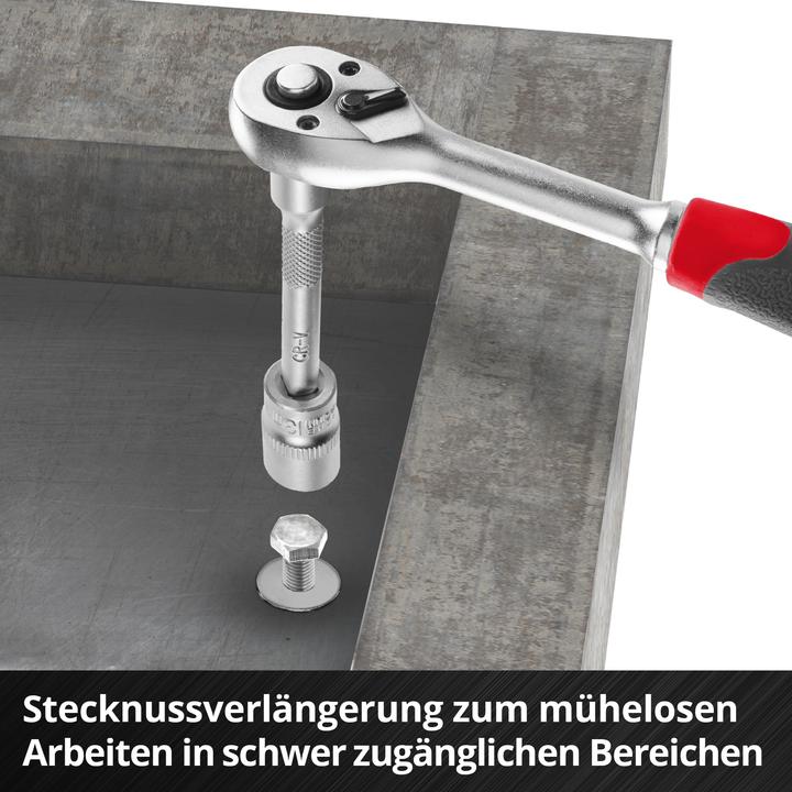 Actual product image Einhell Socket spanner bit socket set 1/4" 37-piece 109022 (13 mm, 11 mm, 8 mm, 7 mm, 5 mm, 4 mm, 12 mm, 6 mm, 10 mm)