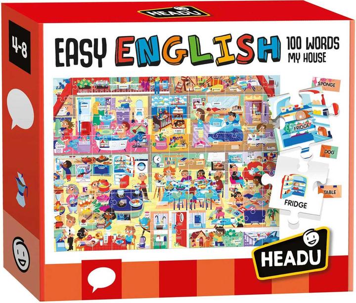 Actual product image Easy English 100 words My House (108 pieces)