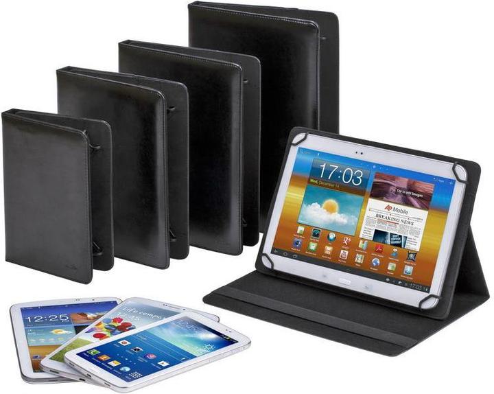 Produktbild Rivacase Orly 3007 (iPad 2012 (3. Gen), Galaxy Tab 2 10.1 (2012), iPad 2012 (4. Gen), Galaxy Tab 4 10.1 (2014), 9 - 10" Tablets, 9.7 - 10.1" Tablets, Galaxy Tab 3 10.1 (2013))
