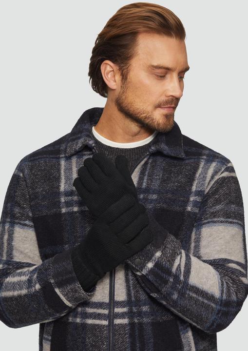 Produktbild s.Oliver Handschuhe Handschuhe aus Baumwollstrick mit Touchscreen Funktion (1)