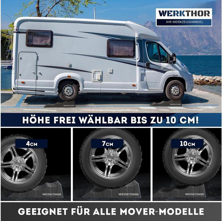 Actual product image Werkthor Flat drive-on wedge set