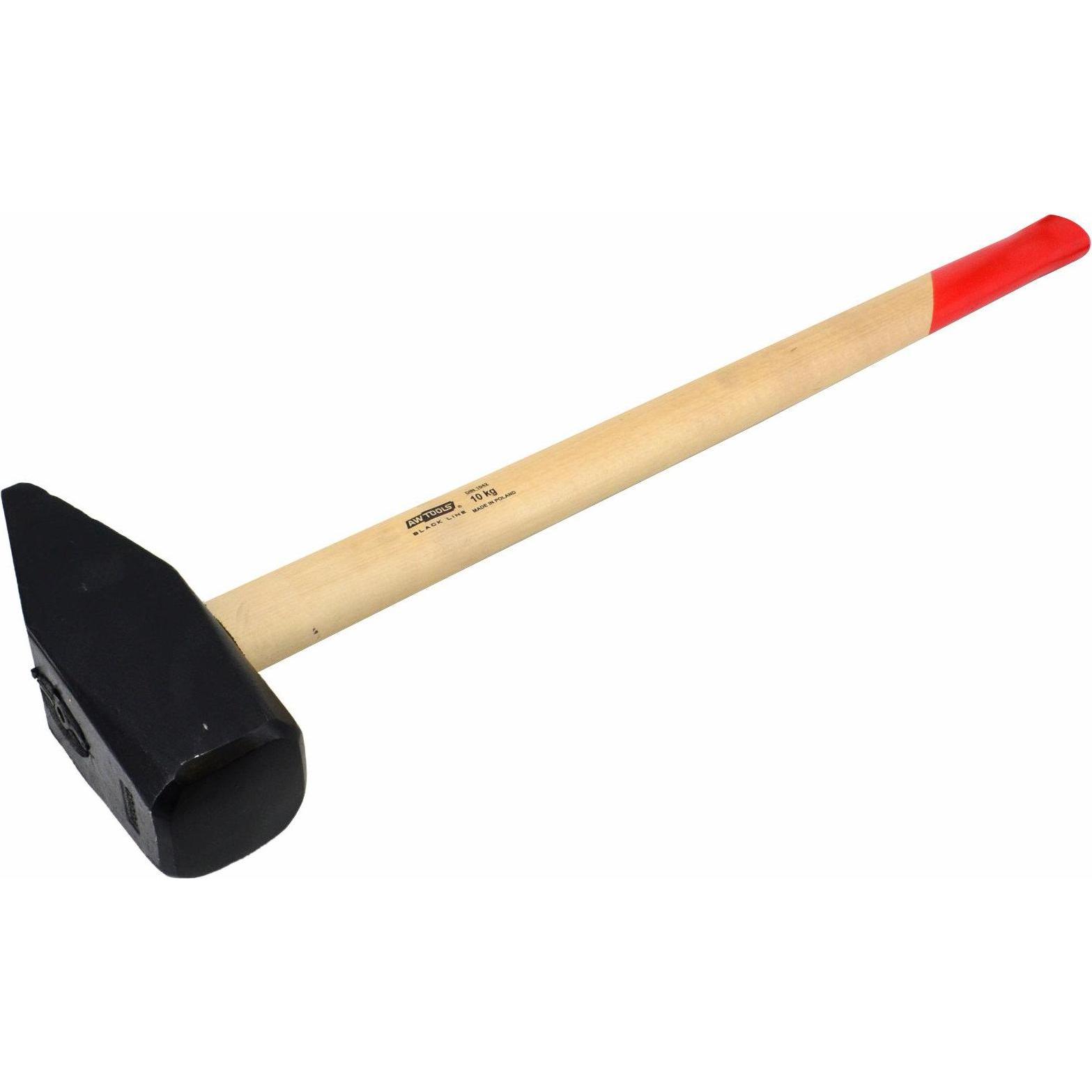 Awtools, Hammer, Młotek Kowalski 10,0 kg Trzonek Drewniany Black Line (10580 g)