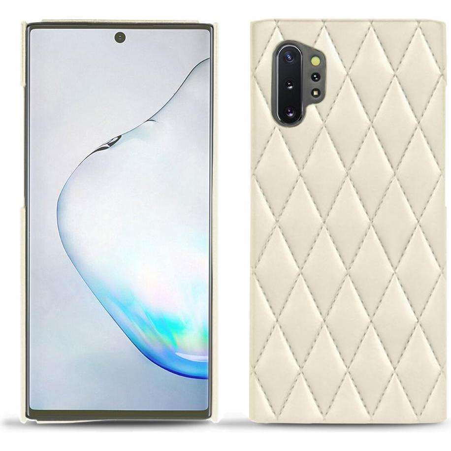 Noreve Lederschutzhülle (Samsung Galaxy Note 10+), Smartphone Hülle, Weiss