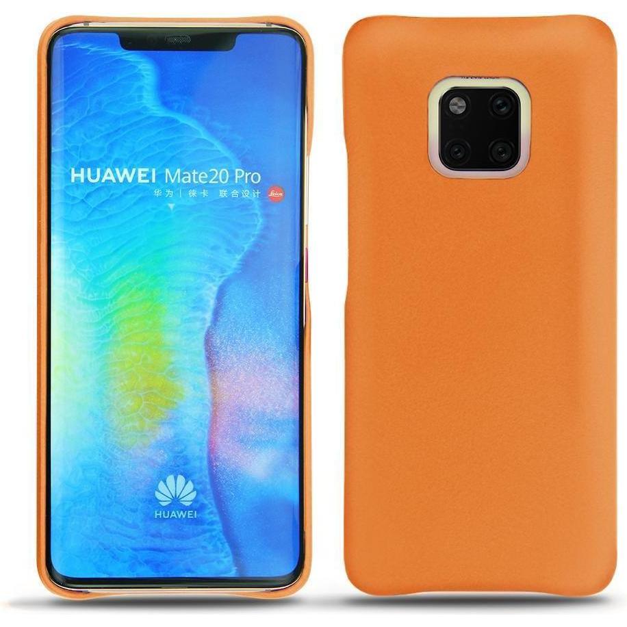 Noreve Lederschutzhülle (Huawei Mate 20 Pro), Smartphone Hülle, Orange
