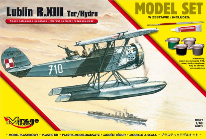 Image du produit Mirage Hobby Lublin R.XIII Ter/Hydro Reconnaissance s seaplane (Model Set)