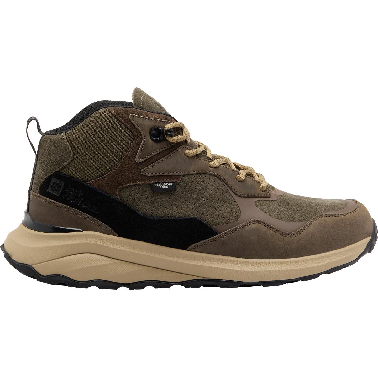 Jack Wolfskin, Herren, Halbschuhe, Camp Fever Texapore Mid M, Braun, (47.5)