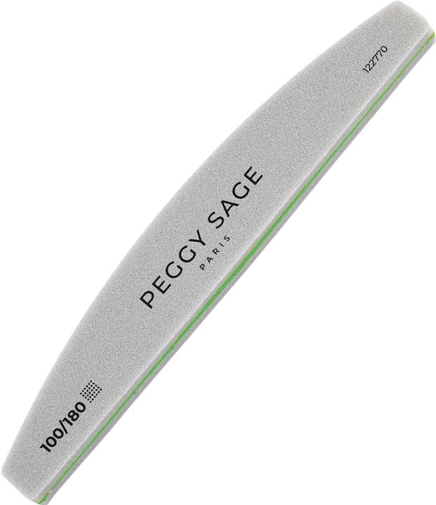 Peggy Sage 2-Way Chunky Nail File File d'ongles double face 100/180 Crescent