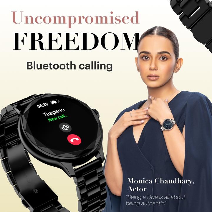 Actual product image Noise NoiseFit Diva Smartwatch Metallic Rose Gold (30 mm)