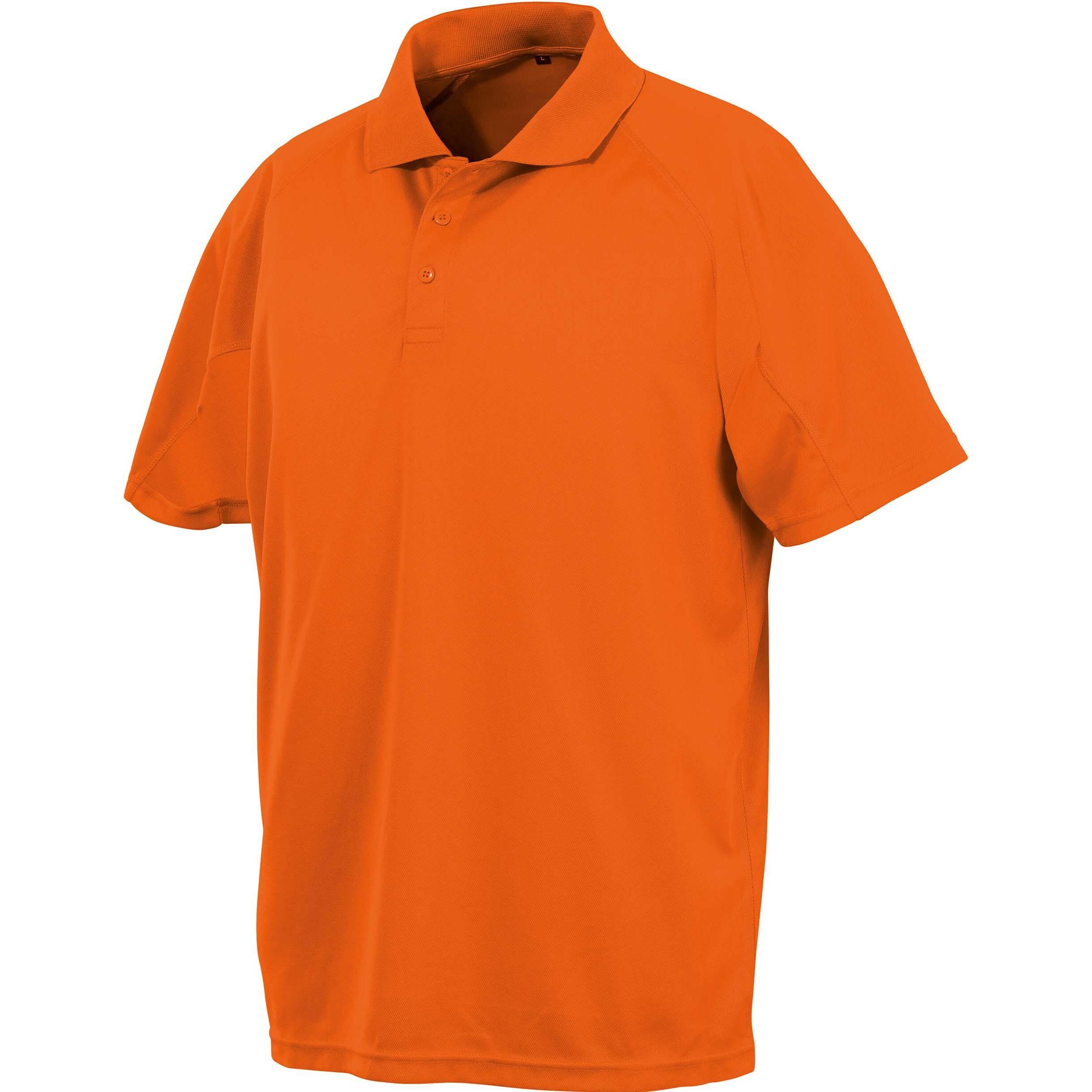 Spiro, Shirt, Performance aircool polyester, Orange, (XL)