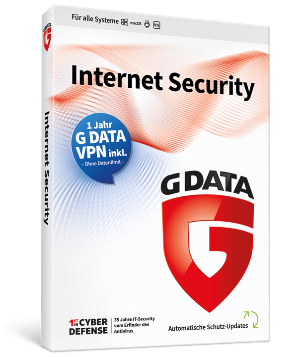 Actual product image Gdata Internet Security (3 User, 12 months)