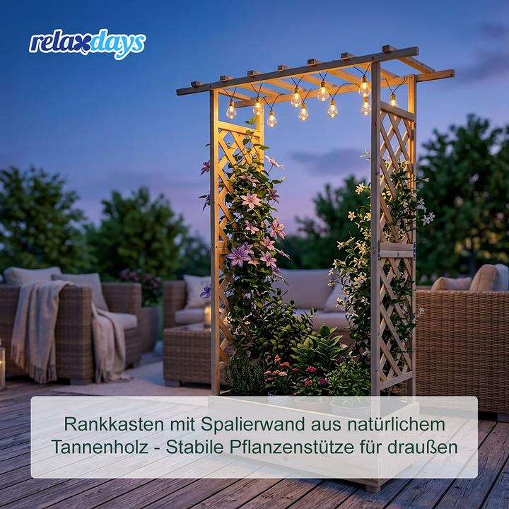 Actual product image Relaxdays Planter Trellis