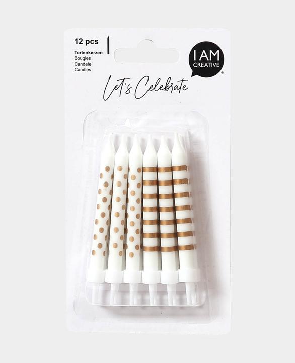 Actual product image I Am Creative Cake candles (12 pcs.)