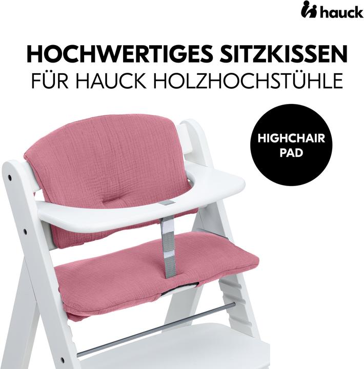 Actual product image Hauck Alpha+ Highchair Pad Berry