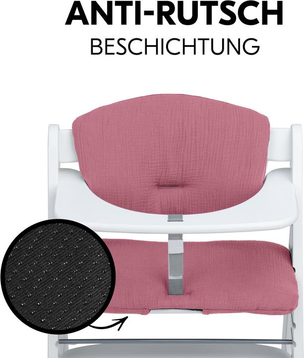 Actual product image Hauck Alpha+ Highchair Pad Berry