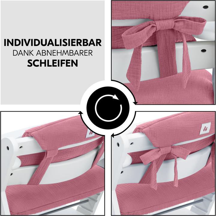 Actual product image Hauck Alpha+ Highchair Pad Berry