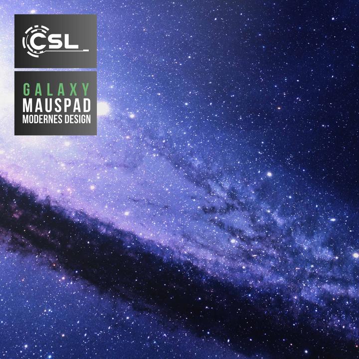 Actual product image CSL Gaming Mouse Pad, XXL Mouse Mat 900 x 400mm, Precision & Speed, Galaxy (XXL)
