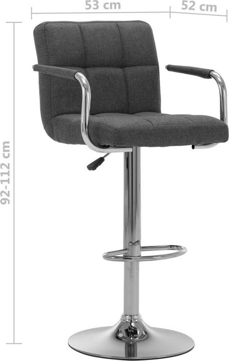 Produktbild vidaXL Barhocker