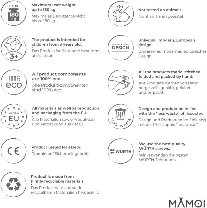 Produktbild Mamoi Schwebebalken Rosa